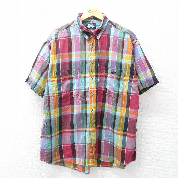 XL/古着 ドッカーズ 半袖 シャツ メンズ 90年代 90s 大きいサイズ