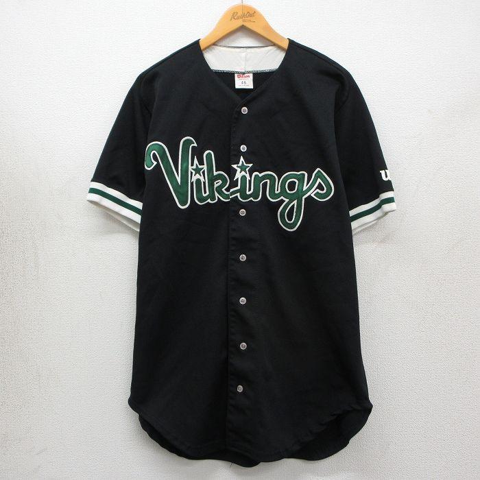Wilson（ウイルソン） XL/古着 ウィルソン 半袖 ベースボール シャツ