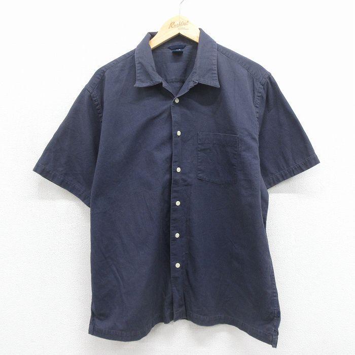 GAP（ギャップ） L/古着 半袖 シャツ メンズ コットン 開襟 オープン