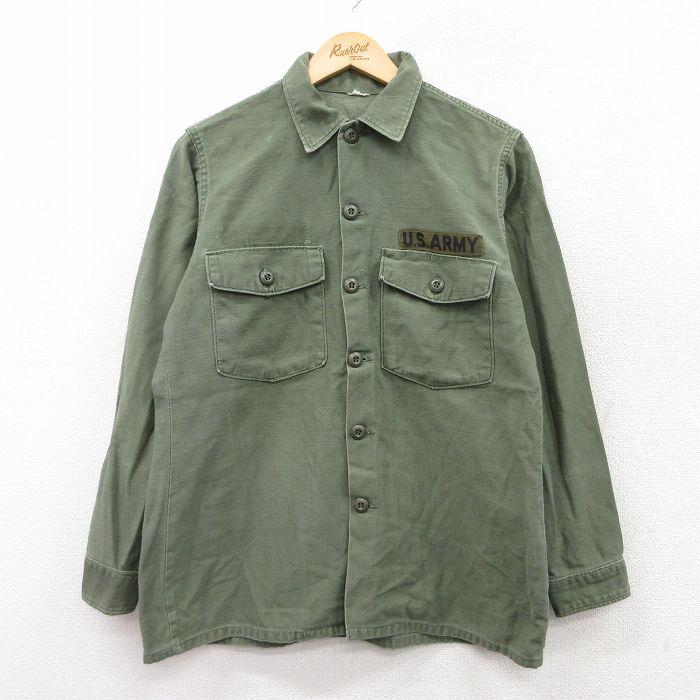 5569ミリタリーシャツ CHALLENGER/LINING MILITARY SHIRT（ARMY GREEN）［ライニング