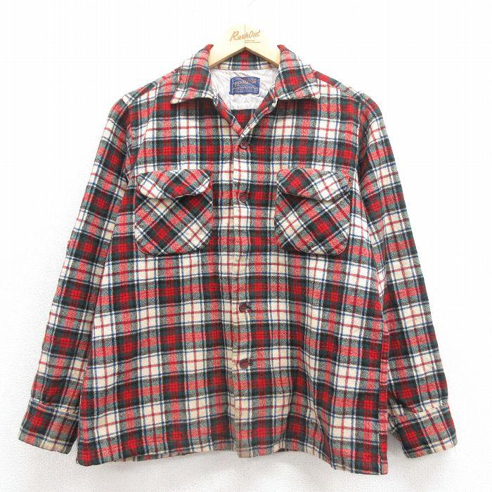 PENDLETON（ペンドルトン） M/古着 長袖 ビンテージ ウール ボード