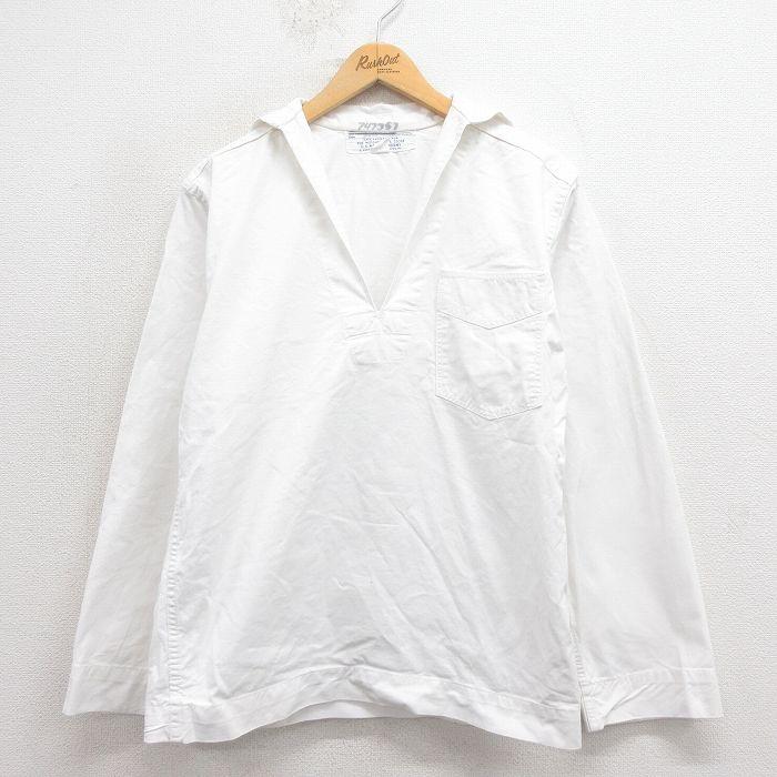 M/古着 長袖 ビンテージ ミリタリー セーラー トップス メンズ 60s