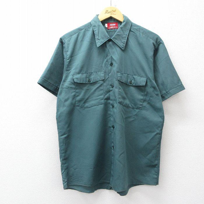 Dickies（ディッキーズ） L/古着 半袖 ビンテージ ワーク シャツ