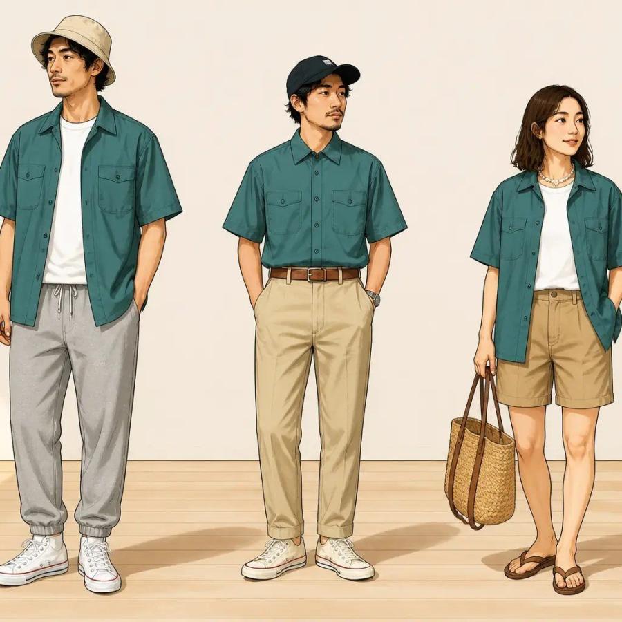 Dickies（ディッキーズ） L/古着 半袖 ビンテージ ワーク シャツ