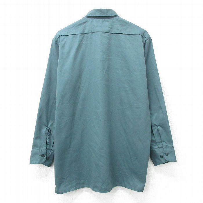Dickies XL/古着 ディッキーズ 長袖 ワーク シャツ メンズ 00s Dickies XL/古着 ディッキーズ 長袖 ワーク シャツ メンズ 00s