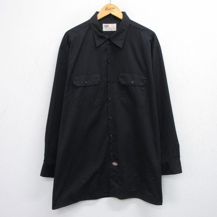 Dickies（ディッキーズ） XL/古着 長袖 ワーク シャツ メンズ 00年代