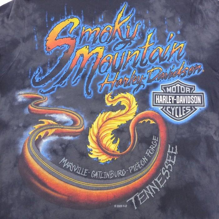 Harley Davidson M/古着 半袖 ハーレーダビッドソン Tシャツ ドラゴン 