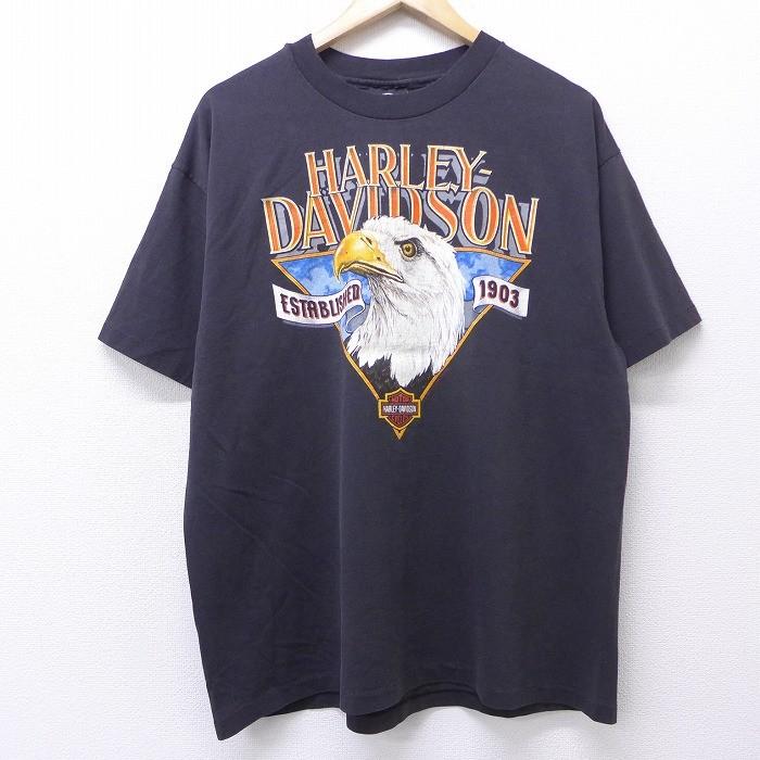 XL/古着 半袖 ビンテージ Tシャツ 90s ハーレーダビッドソン Harley