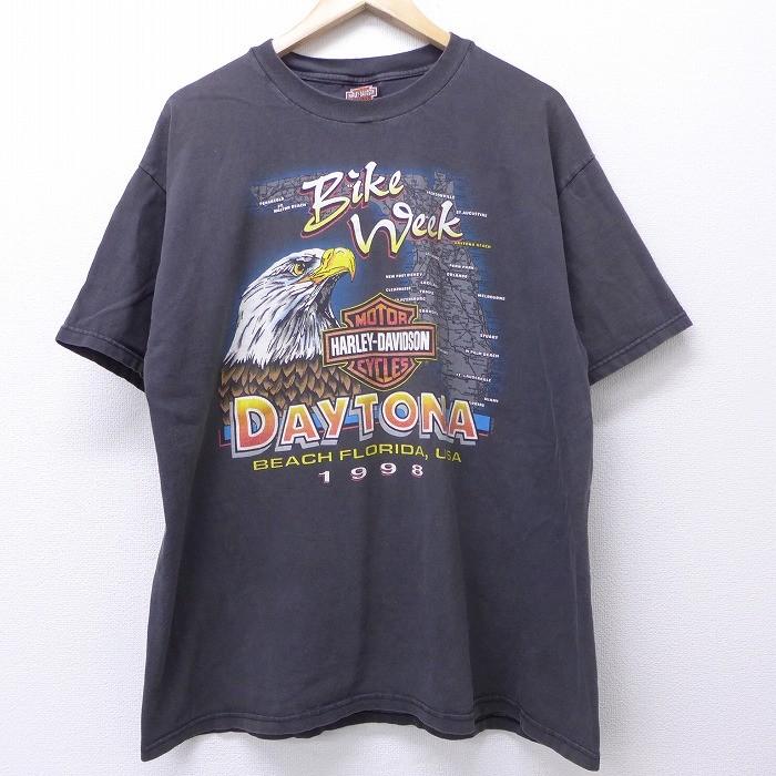 Harley Davidson XL/古着 半袖 ビンテージ Tシャツ 90s ハーレー 