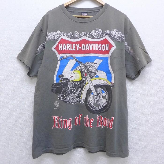 XL/古着 半袖 ビンテージ ハーレーダビッドソン Harley Davidson T