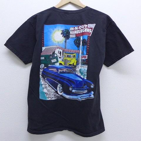 M 古着 半袖 Tシャツ インアンドアウトハンバーガー 車 黒 ブラック jun15 中古 メンズ Sksf 古着屋rushout 通販 Yahoo ショッピング