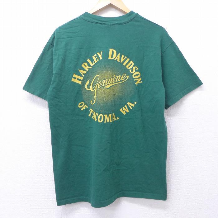 Harley Davidson L/古着 半袖 ビンテージ Tシャツ 90s ハーレー 