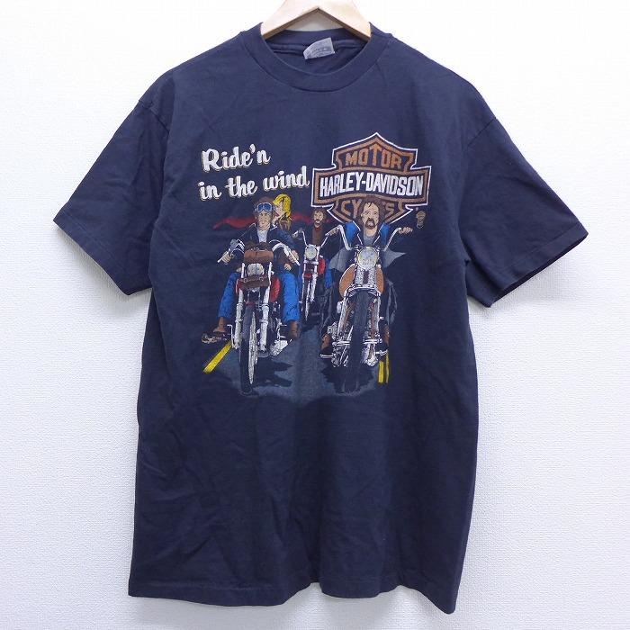 Harley Davidson L/古着 半袖 ビンテージ ハーレーダビッドソン T 