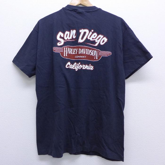 Harley Davidson L/古着 半袖 ビンテージ ハーレーダビッドソン T 