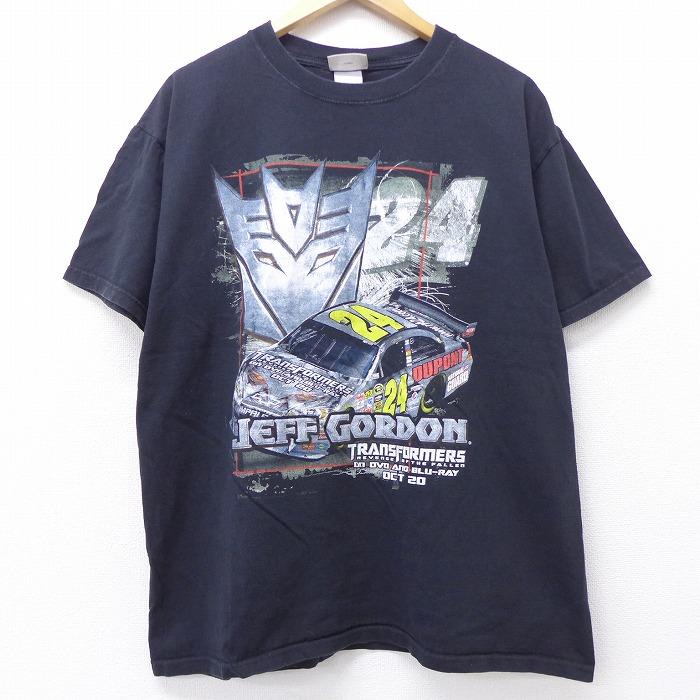 XL/古着 半袖 ビンテージ Tシャツ 00s レーシングカー ジェフゴードン 