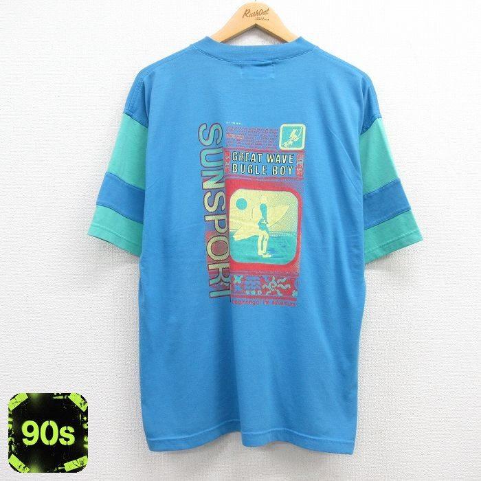 50%OFF】XL/古着 ビューグルボーイ 半袖 ビンテージ Tシャツ メンズ 