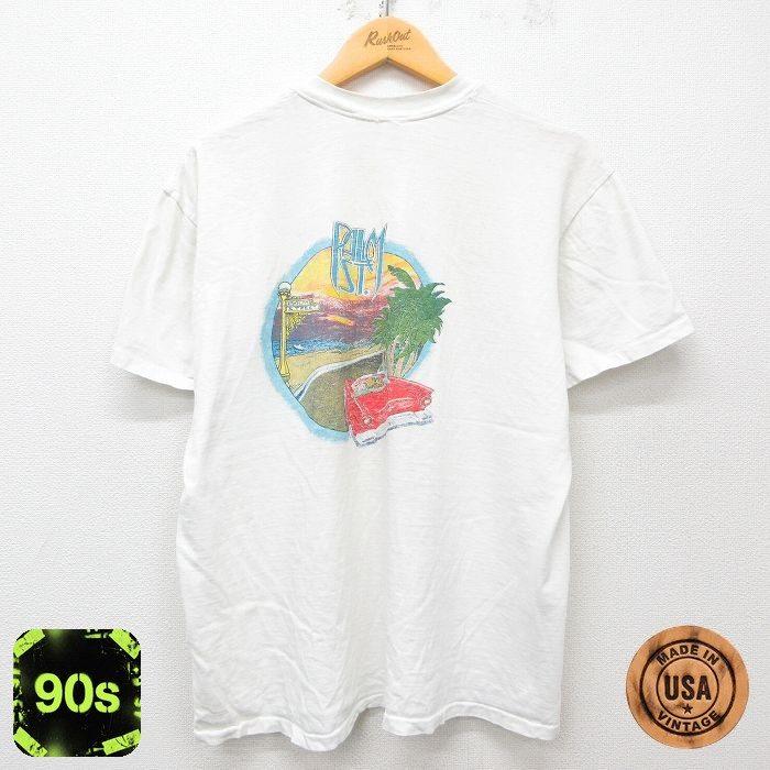Palm XL/古着 半袖 ビンテージ Tシャツ メンズ 90s PALM STREET 
