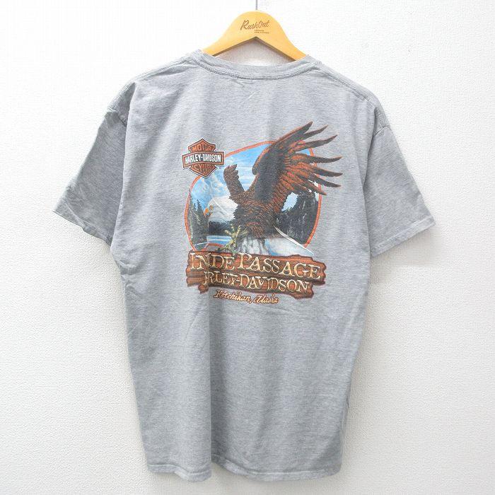 Harley Davidson（ハーレー・ダビッドソン） XL/古着 半袖 Tシャツ