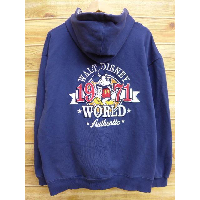 Xl 古着 フルジップ スウェット パーカー ディズニー Disney ミッキー Mickey Mouse 大きいサイズ 紺 ネイビー 18apr02 中古 メンズ 長袖 スエット トレーナー Swr 古着屋rushout 通販 Yahoo ショッピング
