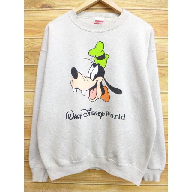 L 古着 スウェット ディズニー Disney グーフィー グレー系 霜降り 18may08 中古 メンズ 長袖 スエット トレーナー トップス Swr 古着屋rushout 通販 Yahoo ショッピング
