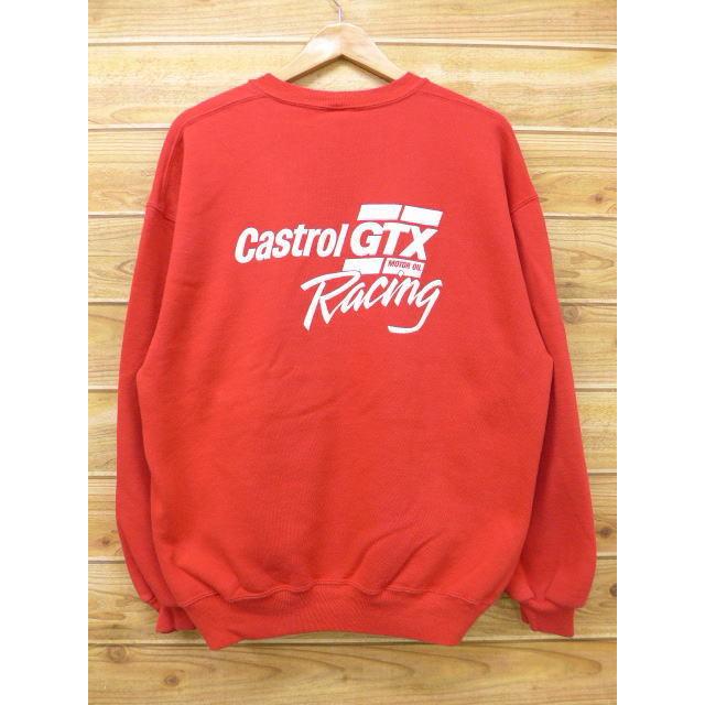 L 古着 スウェット レーシング Castrol 赤 レッド 18oct01 中古 メンズ 長袖 スエット トレーナー トップス Swr 古着屋rushout 通販 Yahoo ショッピング
