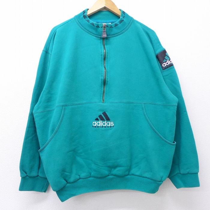 往復送料無料 90'sadidasアディダスハーフジップフリースジャケット