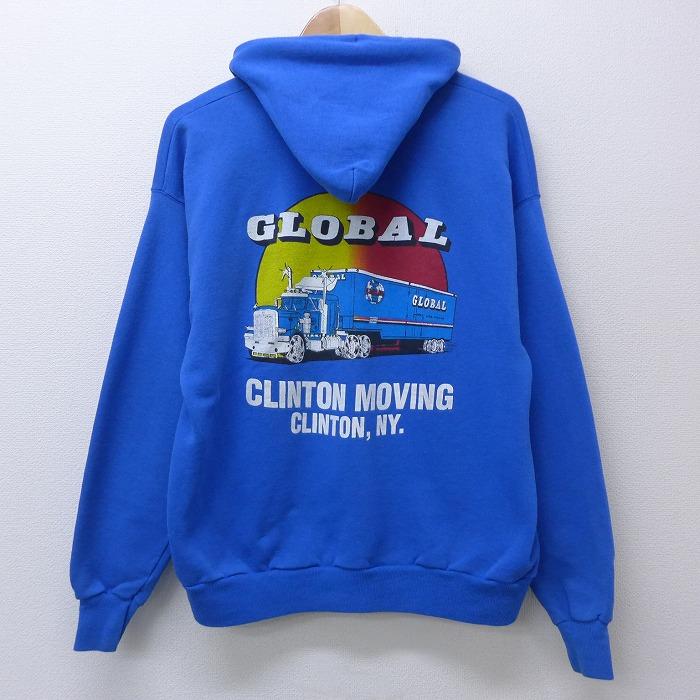 S 古着 長袖 スウェット パーカー 90s トラック 青 ブルー Spe sep16 中古 メンズ スエット トレーナー トップス Swr 古着屋rushout 通販 Yahoo ショッピング