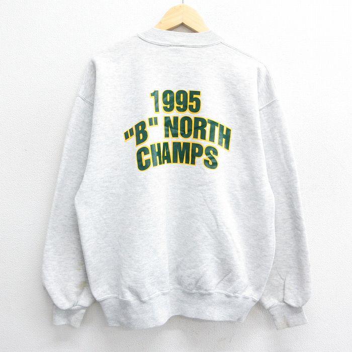 XL/古着 ジャージーズ 長袖 スウェット メンズ 90s RBC ホッケー  