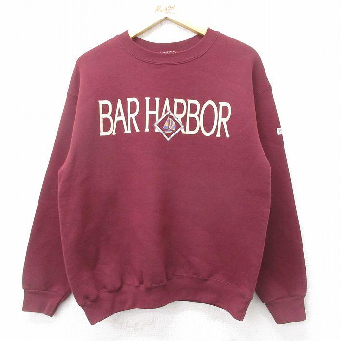 50%OFF】L/古着 エドウィン EDWIN 長袖 スウェット メンズ 90s バー