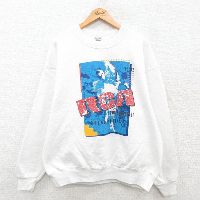 XL/古着 フルーツオブザルーム 長袖 スウェット メンズ 90s RCA クルー 
