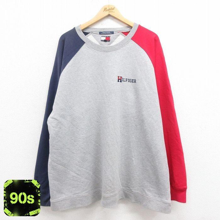 TOMMY HILFIGER（トミー・ヒルフィガー） XL/古着 長袖 ブランド 