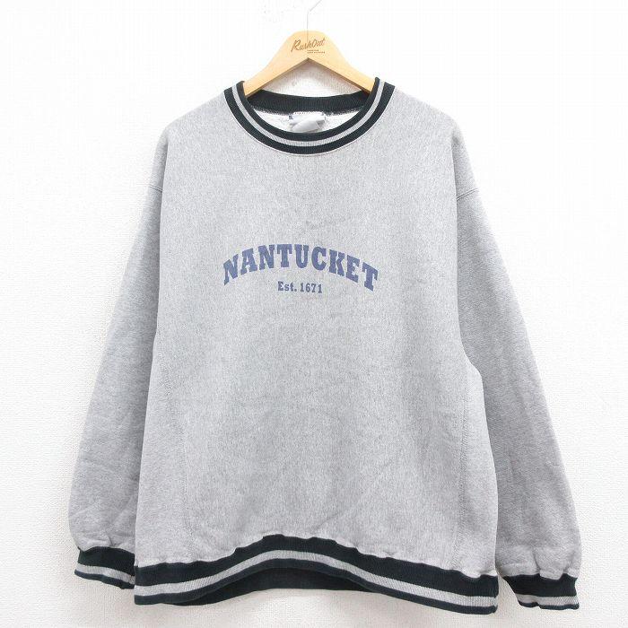 Lee（リー） XL/古着 長袖 スウェット メンズ 00s ナンタケット 大きい
