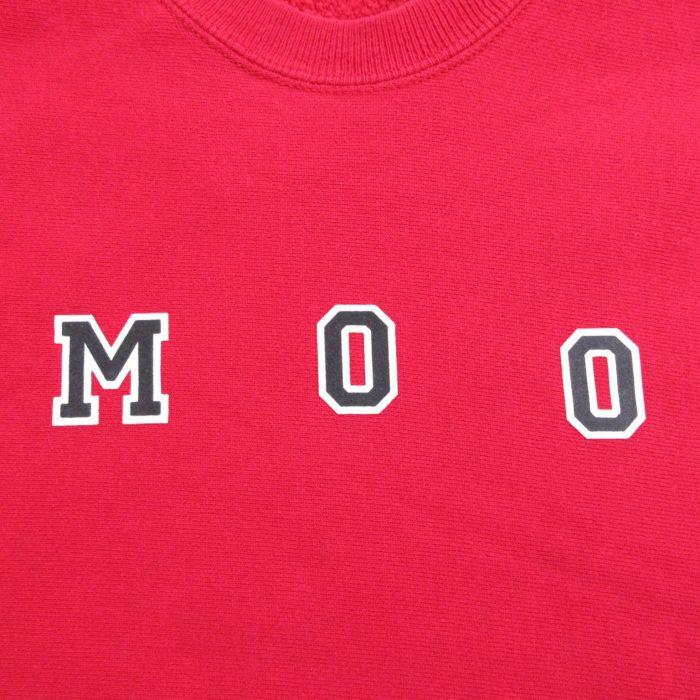 Lee XL/古着 リー 長袖 スウェット メンズ 90s MOO クルーネック Lee XL/古着 リー 長袖 スウェット メンズ 90s MOO クルーネック
