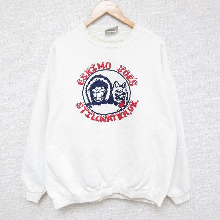 Lee XL/古着 リー 長袖 スウェット メンズ 90s エスキモージョーズ 
