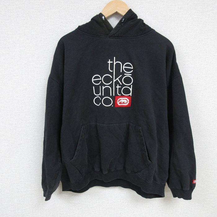 XL/古着 エコー ECKO 長袖 スウェット パーカー メンズ