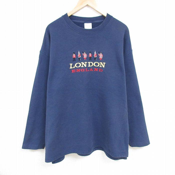 XL/古着 フルーツオブザルーム 長袖 スウェット メンズ 00s ロンドン