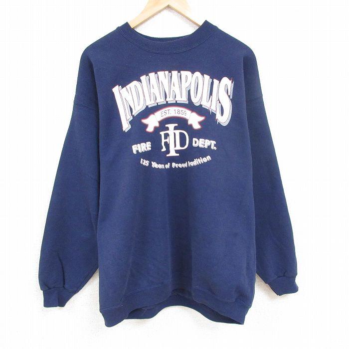 Hanes XL/古着 ヘインズ 長袖 スウェット メンズ 90s