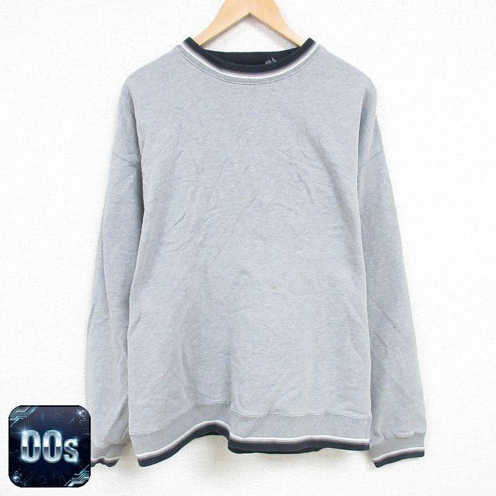 GAP（ギャップ） 【50%OFF】XL/古着 長袖 スウェット メンズ 00s 無地 