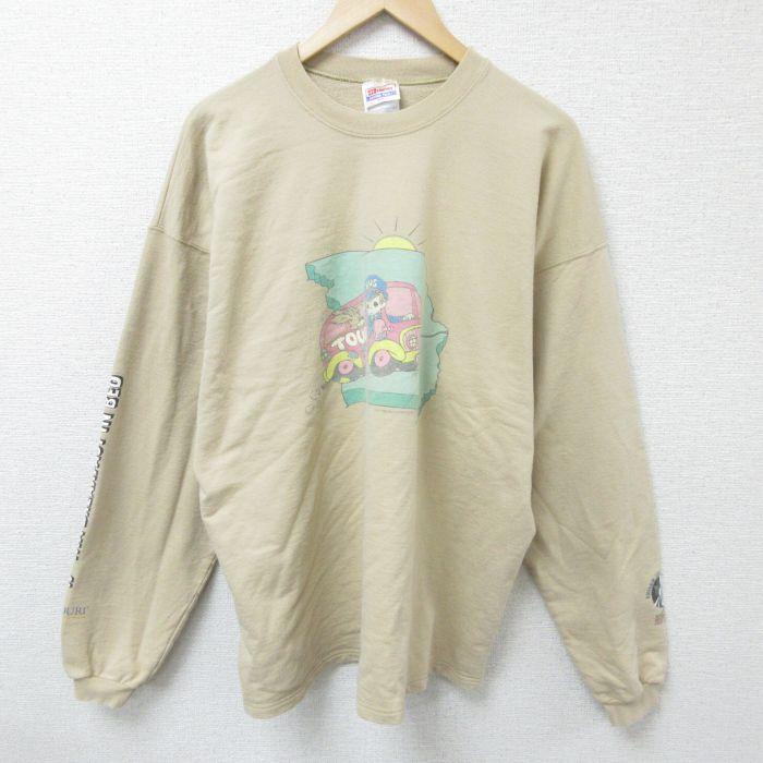 Hanes（ヘインズ） 【50%OFF】XL/古着 長袖 スウェット メンズ 90s 