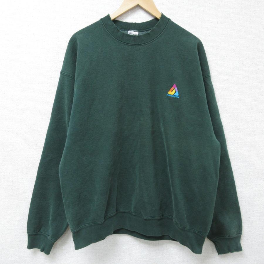 XL/古着 フルーツオブザルーム 長袖 スウェット メンズ 90s APRICORN 