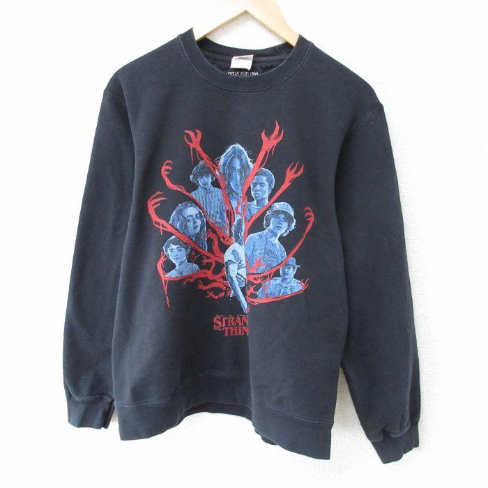 20%OFF】M/古着 長袖 スウェット メンズ ドラマ ストレンジャー  