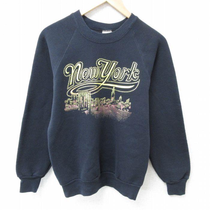 S/古着 フルーツオブザルーム 長袖 スウェット メンズ 80s