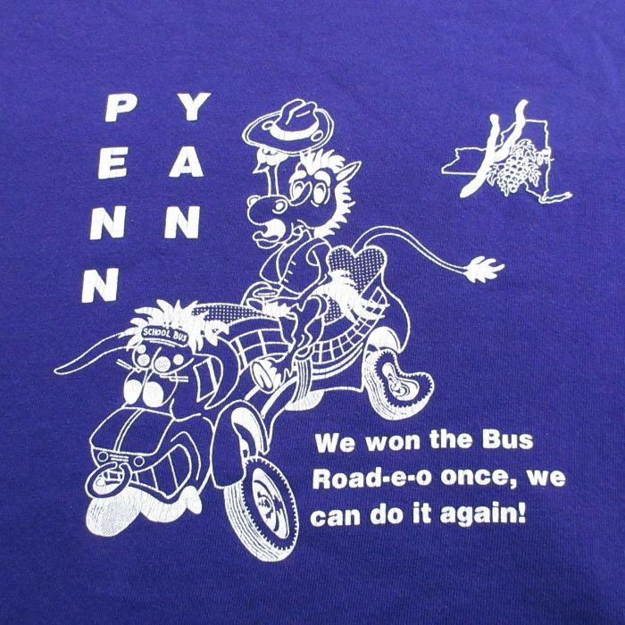 XL/古着 ジャージーズ 長袖 スウェット メンズ 00s 馬 クルーネック 紫