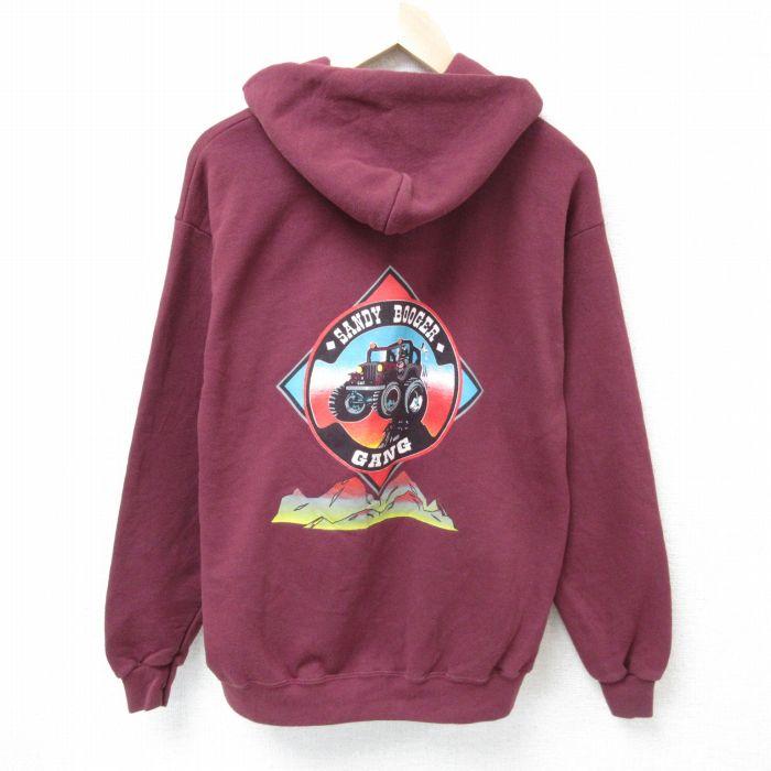 Lee（リー） M/古着 長袖 フルジップ スウェット パーカー メンズ 00s