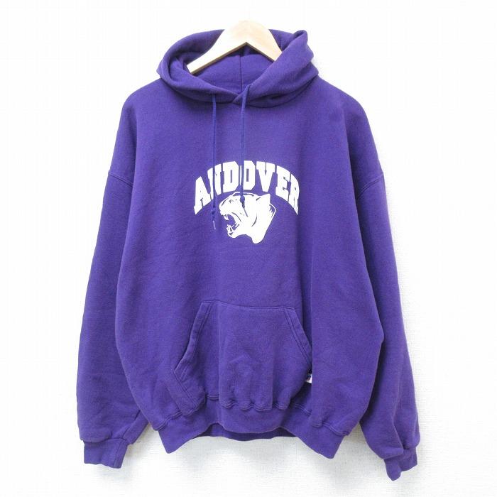 XL/古着 ラッセル 長袖 スウェット パーカー メンズ 00s ANDOVER