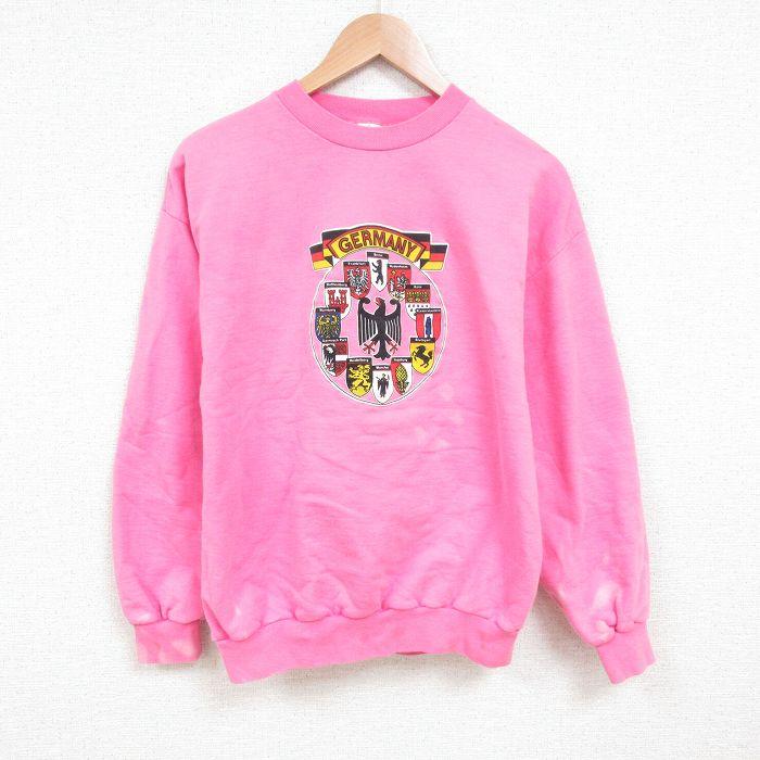 50%OFF】L/古着 長袖 スウェット メンズ 80s ドイツ クルーネック