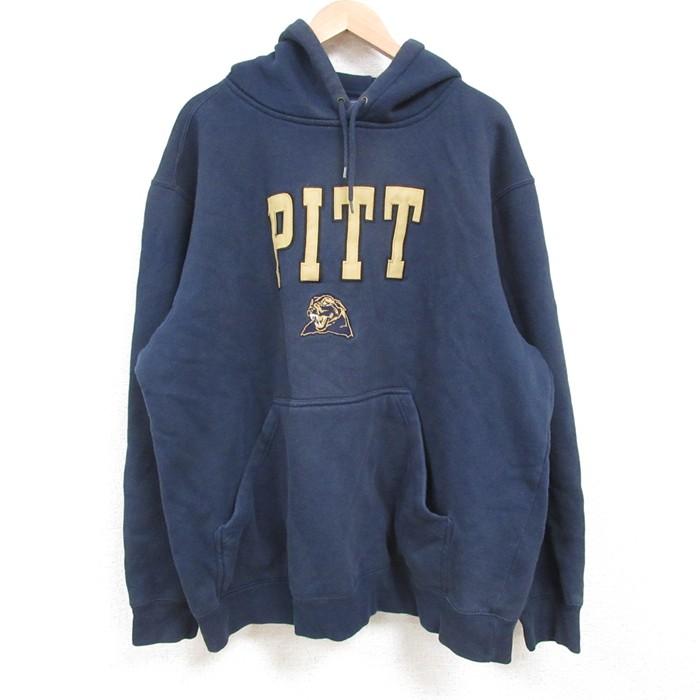 50%OFF】XL/古着 長袖 スウェット パーカー メンズ 00s PITT 大きい