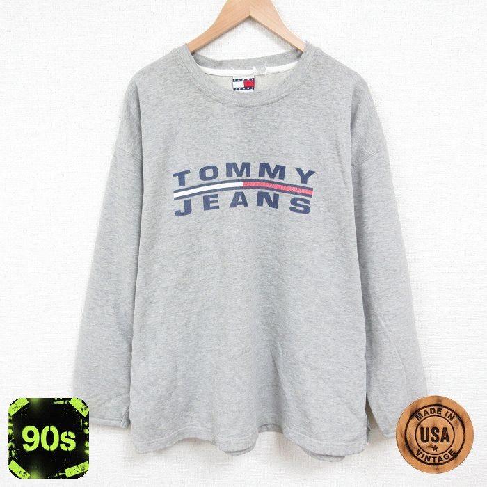 TOMMY HILFIGER（トミー・ヒルフィガー） XL/古着 トミージーンズ 長袖 