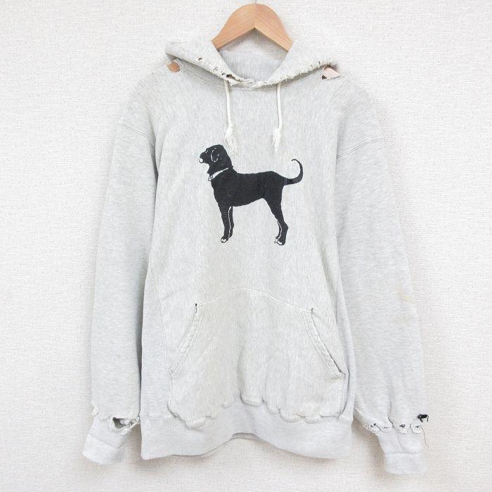XL/古着 ケルスポーツ 長袖 スウェット パーカー メンズ 90s The Black 