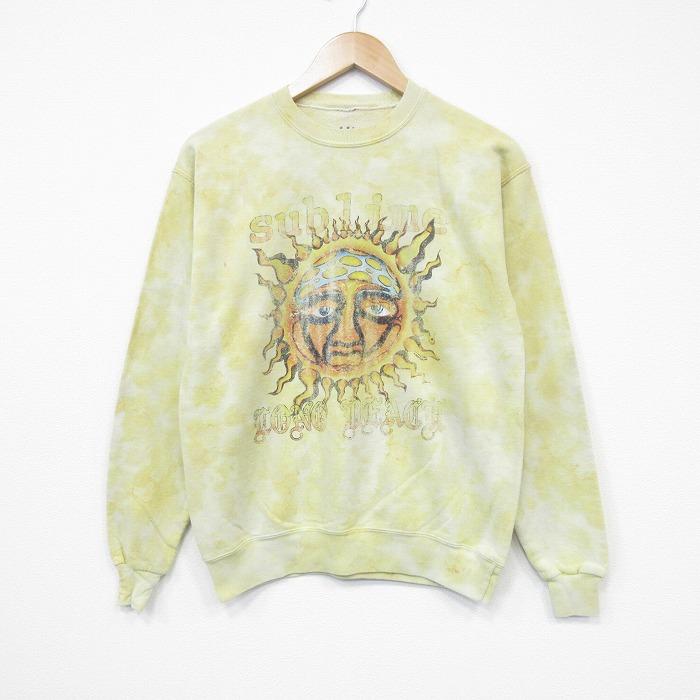 S/古着 長袖 ロック バンド スウェット メンズ サブライム クルー